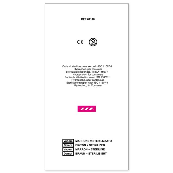 Papierfilter für Aesculap-Container – mit Dampfindikator – 118 x 235 mm