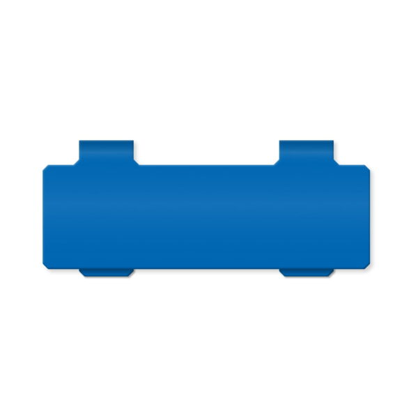 PTL-Klemmschild, 90 x 30 mm, hellblau