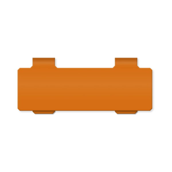 PTL-Klemmschild, 90 x 30 mm, orange
