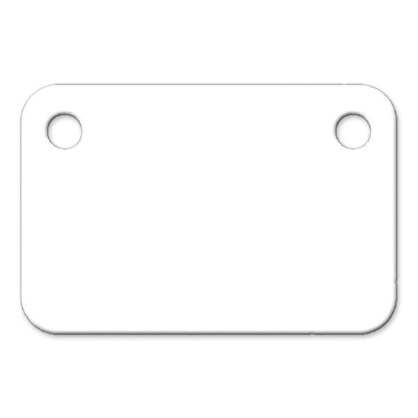 PTL-Siebkorbschild 60 x 40 mm, weiß