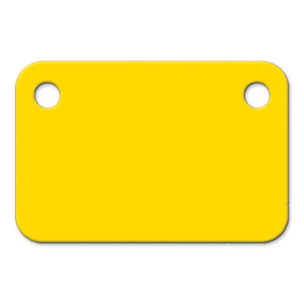 PTL-Siebkorbschild 60 x 40 mm, gelb
