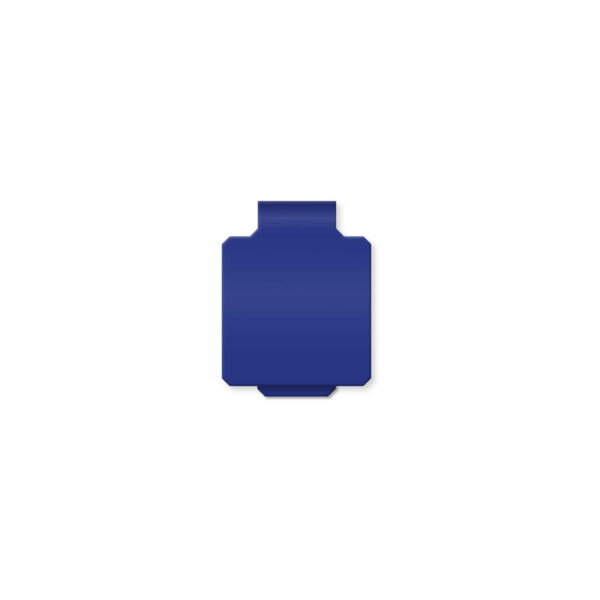 PP-Klemmschild für Siebkörbe 30 x 30 mm, Farbe: dunkelblau