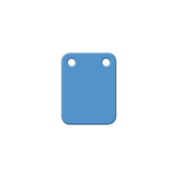 PTL-Siebkorbschild 30 x 40 mm, blau