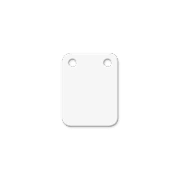 PTL-Siebkorbschild 30 x 40 mm, weiß