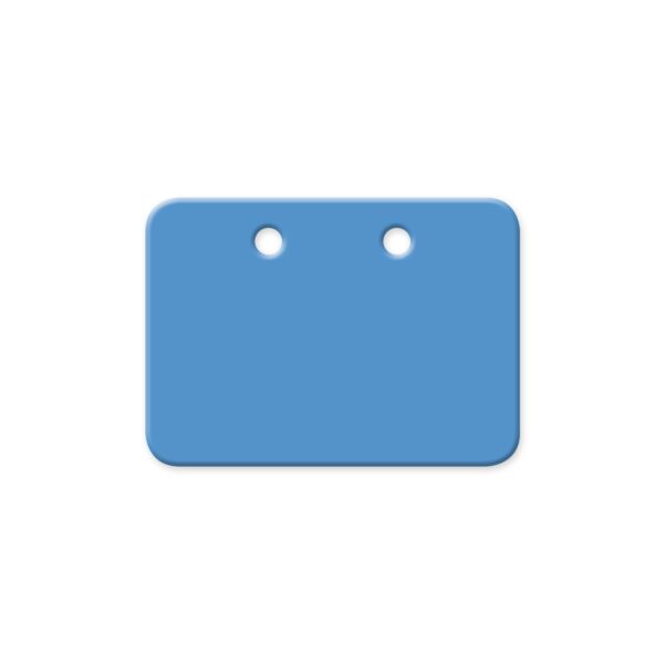 PTL-Siebkorbschild 55 x 40 mm, Farbe: hellblau