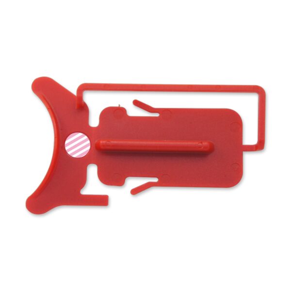 Verschlusssiegel mit Dampfindikator für Martin-Container (Microstop), Farbe: rot