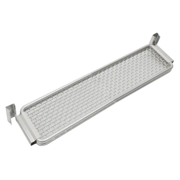 Längsteiler 1/1, MW: 2,5 x 2,5 x 0,7 mm Format: 224 x 42 mm für Kleinteilsieb 1/2 und 1/4