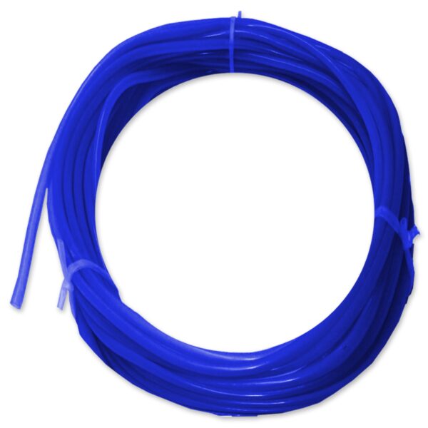 Silikonschlauch, opak, blau eingefärbt,