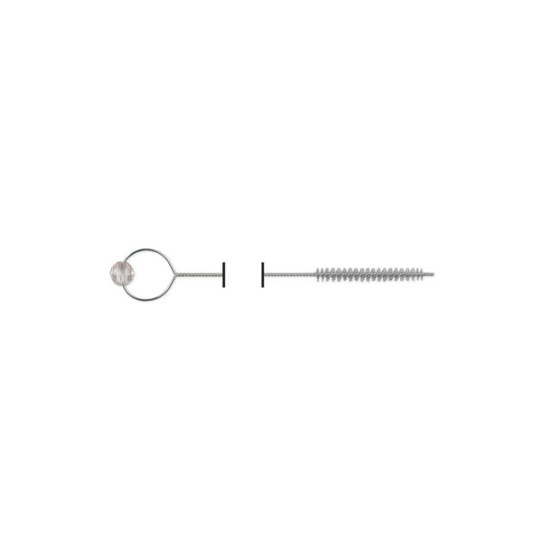 Reinigungsbürsten für Frazier Saugrohre – schwarz – 215 mm – 2,0 mm