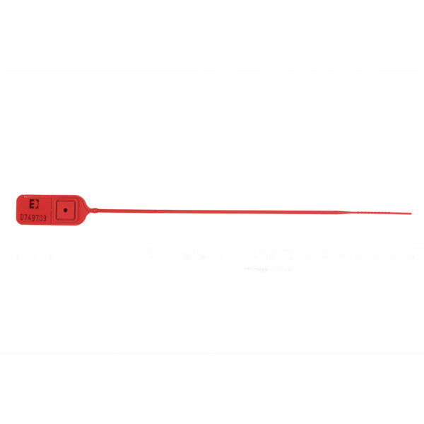 KABELBINDER , nummeriert, Farbe: rot,