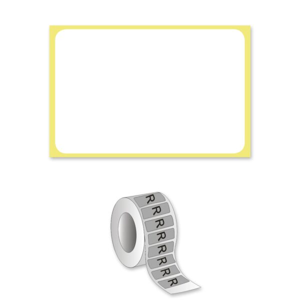 Spezialetiketten ohne Dampfindikator  50x33mm