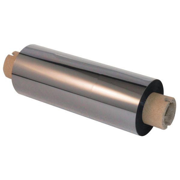 Thermotransferfolie mit spezieller Wachs-Harz-Beschichtung 85 mm breit, 74lfm Rollenlänge Aussenbeschichtet